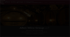 Desktop Screenshot of allenwine.com